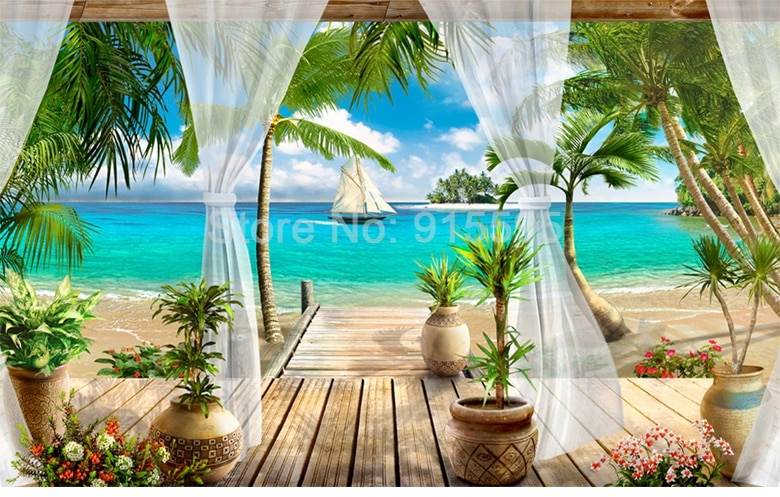 3D Wallpaper Natural Hawaii Islands SKU# WAL0314